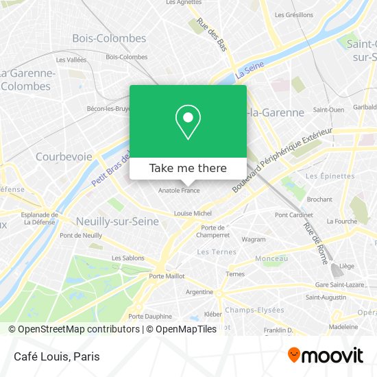 Café Louis map