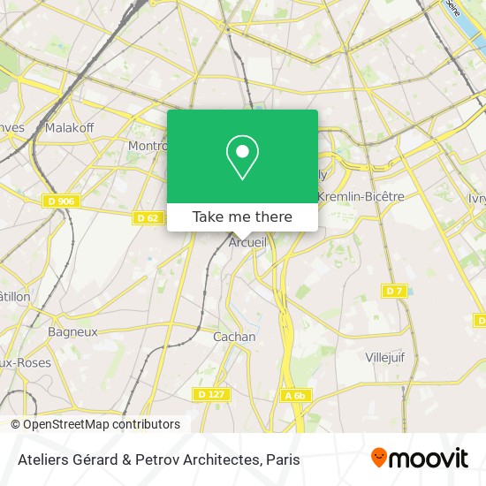 Ateliers Gérard & Petrov Architectes map