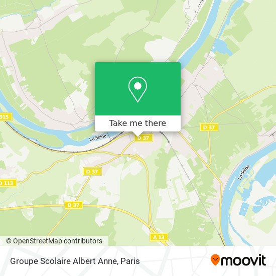 Groupe Scolaire Albert Anne map