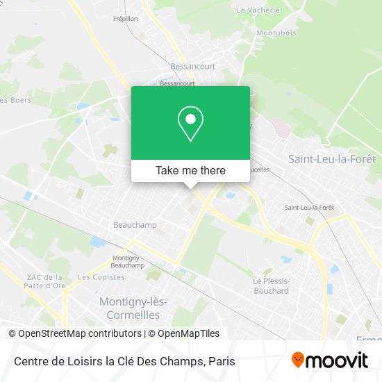 Centre de Loisirs la Clé Des Champs map