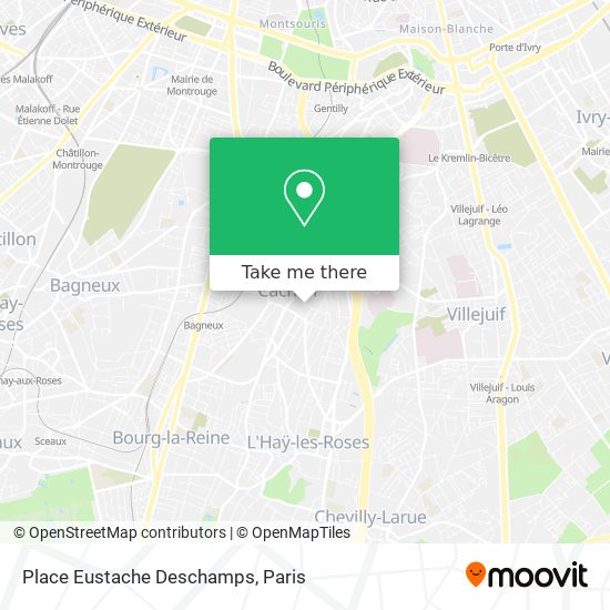 Mapa Place Eustache Deschamps