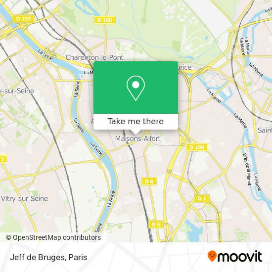 Mapa Jeff de Bruges