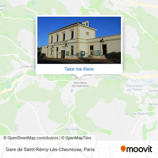 Gare de Saint-Rémy-Lès-Chevreuse map