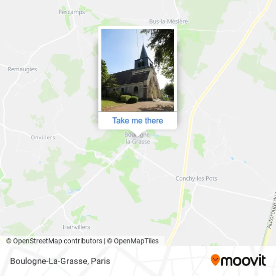 Boulogne-La-Grasse map