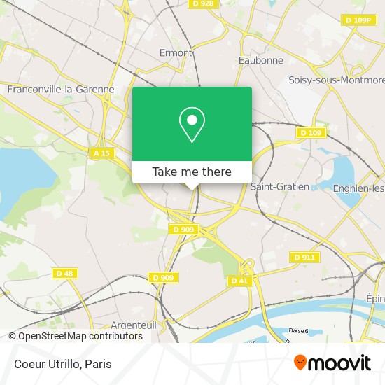 Coeur Utrillo map
