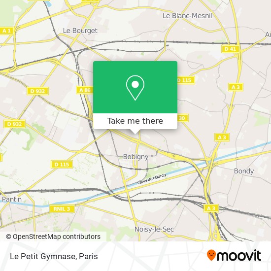 Le Petit Gymnase map