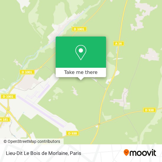 Lieu-Dit Le Bois de Morlaine map