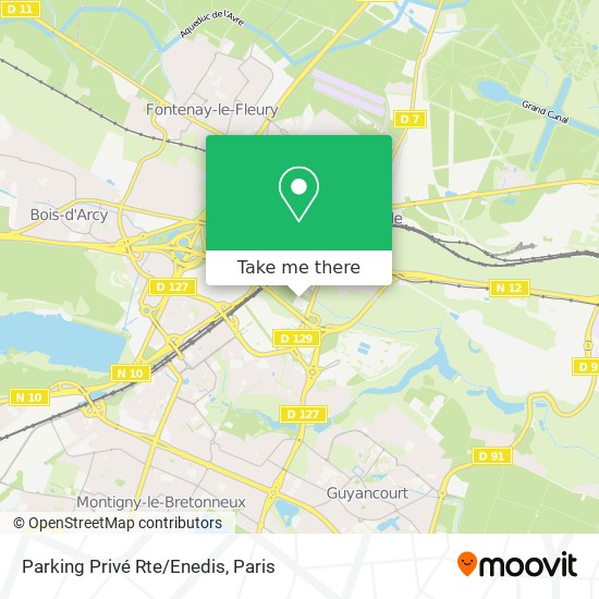 Parking Privé Rte/Enedis map