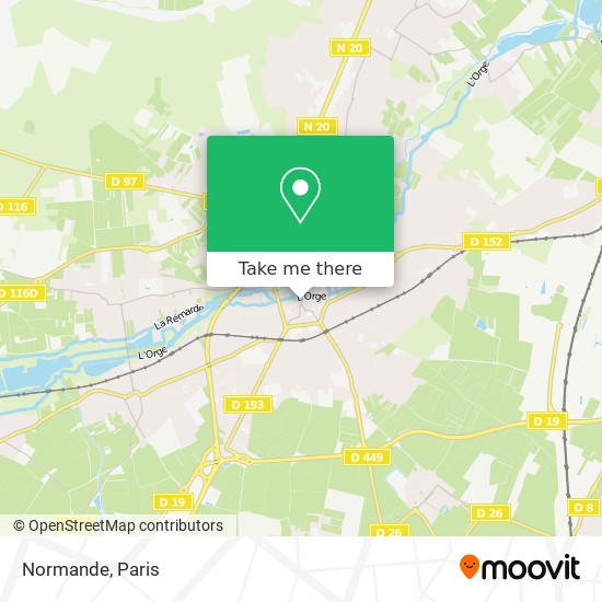 Normande map
