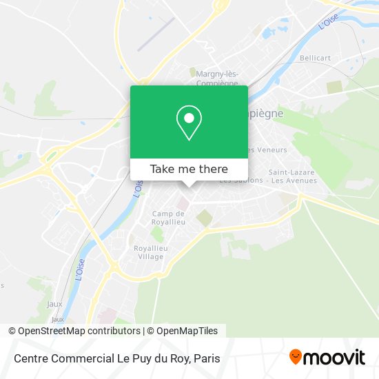 Centre Commercial Le Puy du Roy map