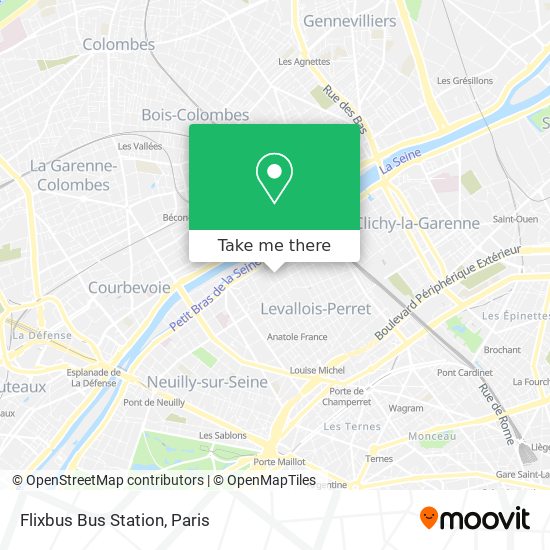 Mapa Flixbus Bus Station