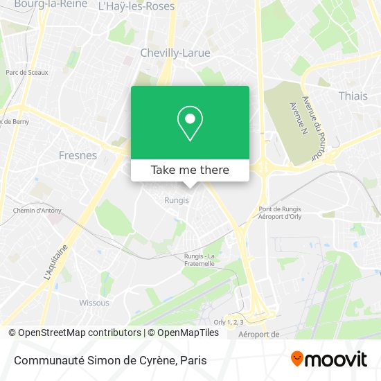 Communauté Simon de Cyrène map