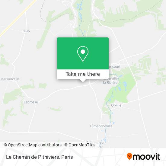 Le Chemin de Pithiviers map