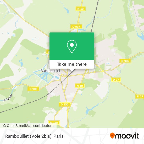 Mapa Rambouillet (Voie 2bis)