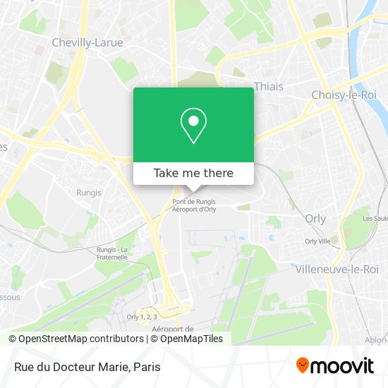 Mapa Rue du Docteur Marie