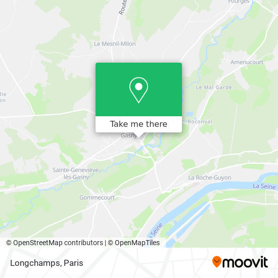 Mapa Longchamps