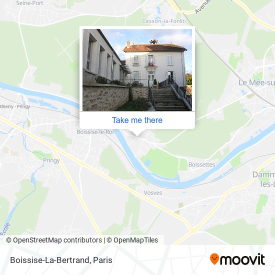 Boissise-La-Bertrand map