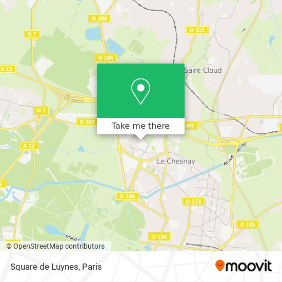 Square de Luynes map