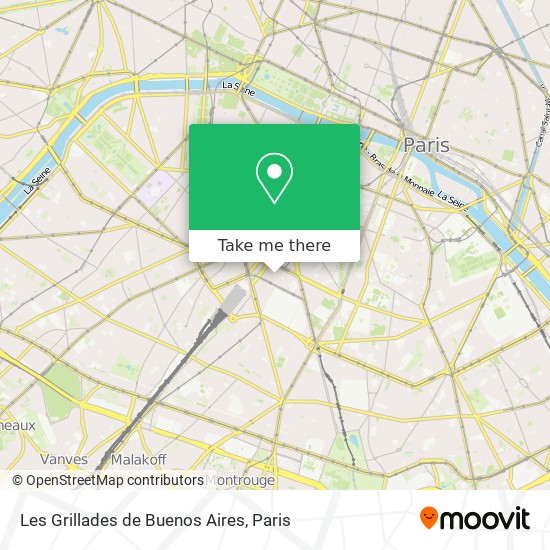 Les Grillades de Buenos Aires map
