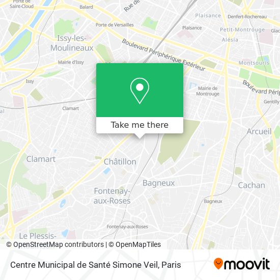 Centre Municipal de Santé Simone Veil map