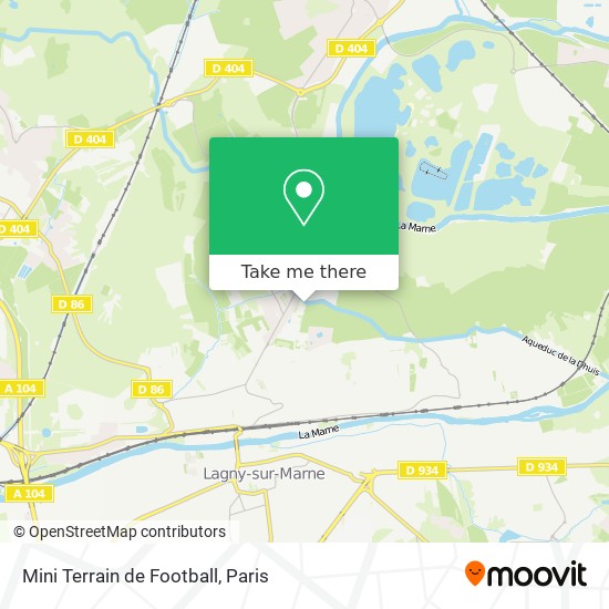 Mapa Mini Terrain de Football