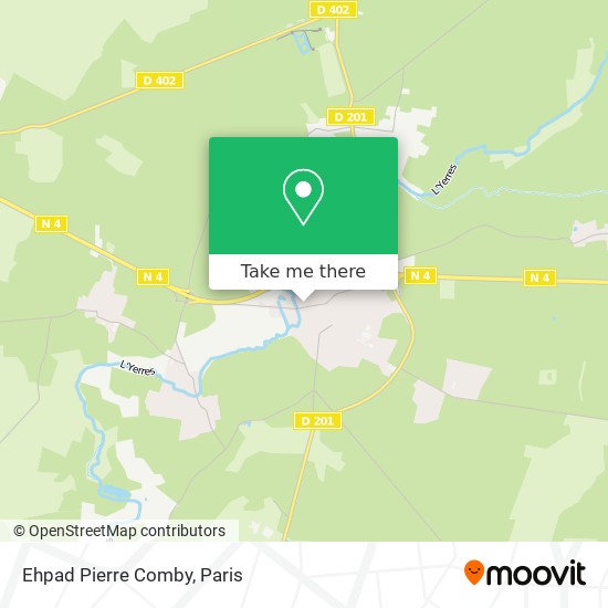 Mapa Ehpad Pierre Comby