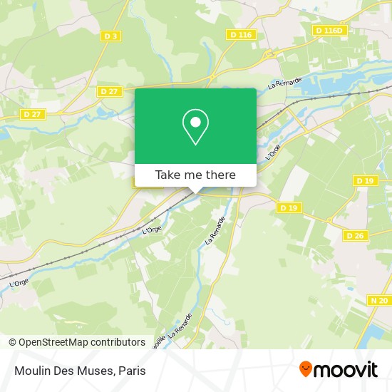 Moulin Des Muses map