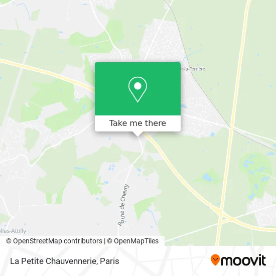 La Petite Chauvennerie map