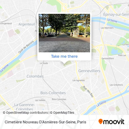 Cimetière Nouveau D'Asnières-Sur-Seine map