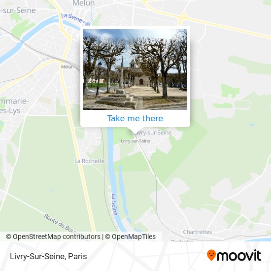 Mapa Livry-Sur-Seine