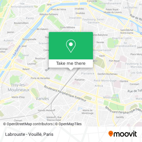Mapa Labrouste - Vouillé