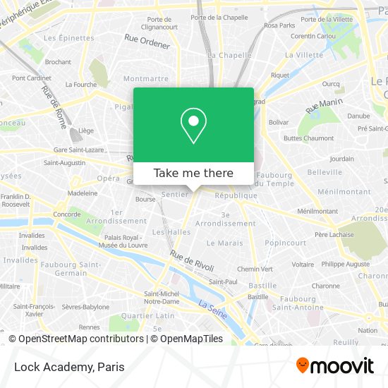 Mapa Lock Academy