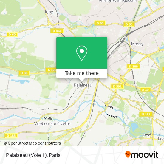 Palaiseau (Voie 1) map