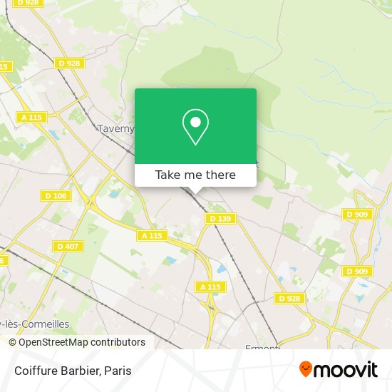 Coiffure Barbier map