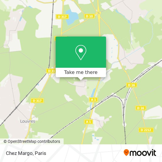 Chez Margo map