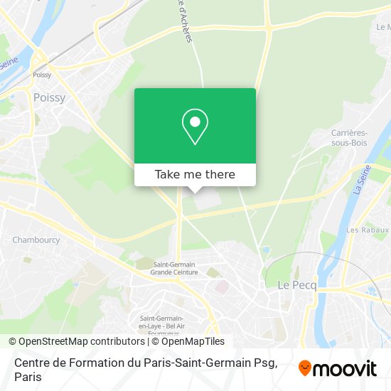 Centre de Formation du Paris-Saint-Germain Psg map