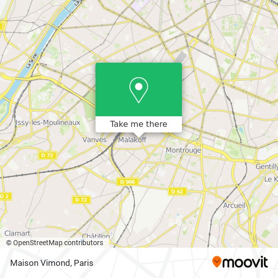 Mapa Maison Vimond