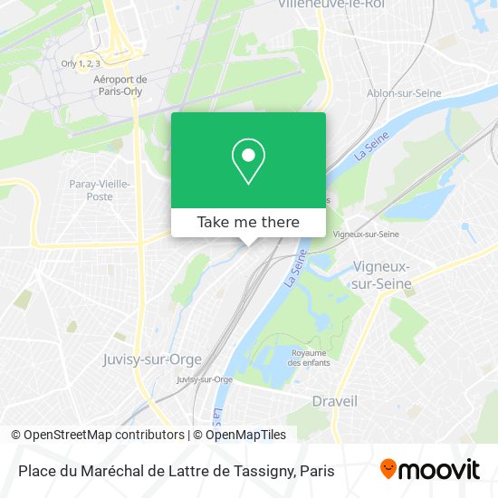 Mapa Place du Maréchal de Lattre de Tassigny
