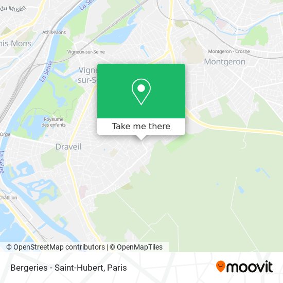Bergeries - Saint-Hubert map