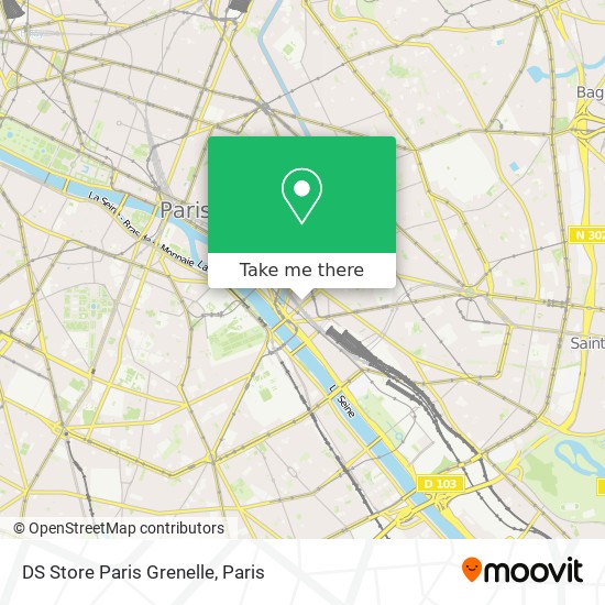 Mapa DS Store Paris Grenelle