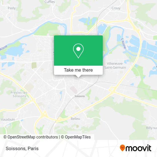 Soissons map