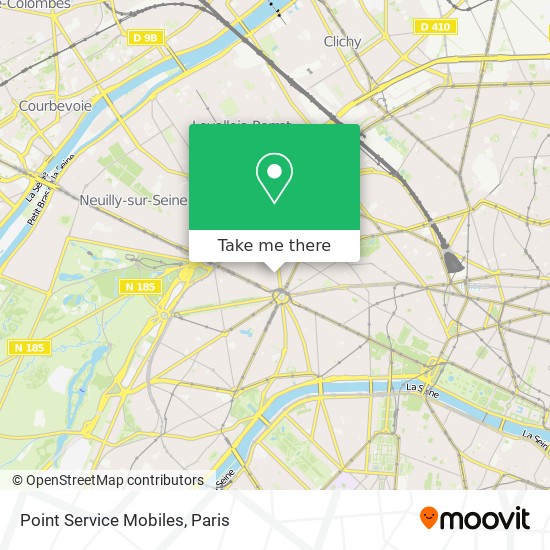 Point Service Mobiles map