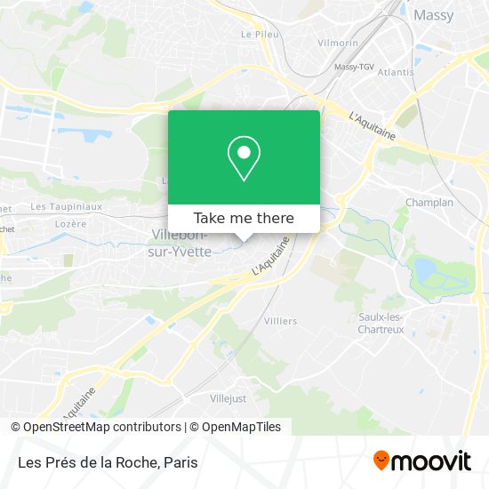 Les Prés de la Roche map