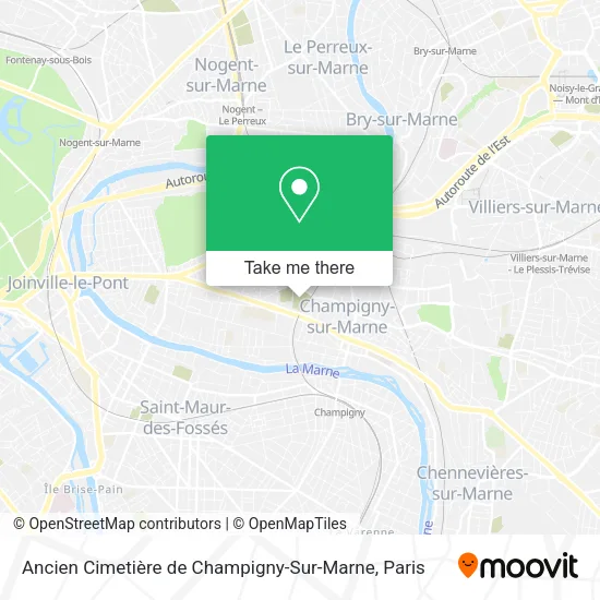 Ancien Cimetière de Champigny-Sur-Marne map