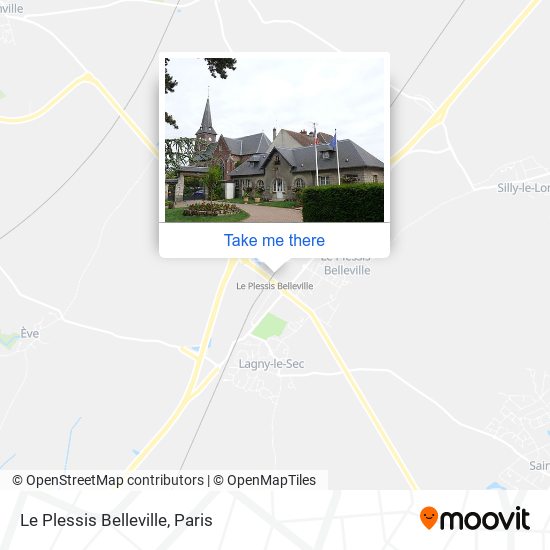 Le Plessis Belleville map
