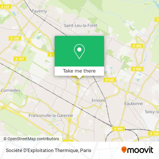 Mapa Société D'Exploitation Thermique