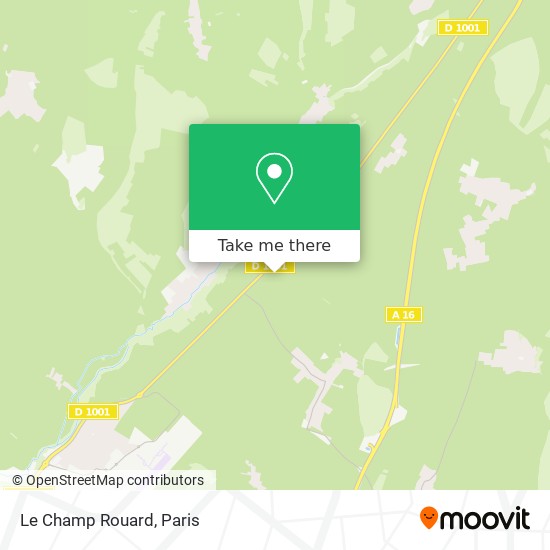 Mapa Le Champ Rouard