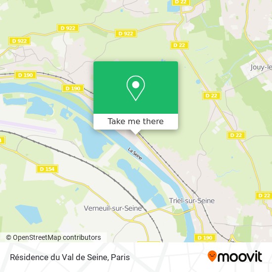 Résidence du Val de Seine map