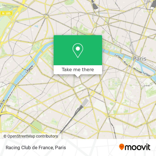 Racing Club de France map
