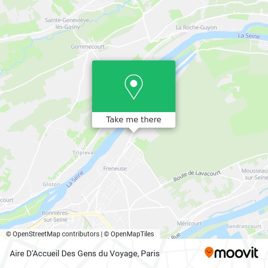 Aire D'Accueil Des Gens du Voyage map